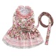 Rochita Sweet Flower, tip ham, pentru caini si pisici, M, Roz