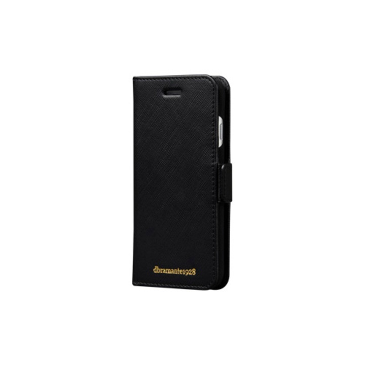 Husa de protectie Dbramante, Booklet New York pentru Apple iPhone X, Negru