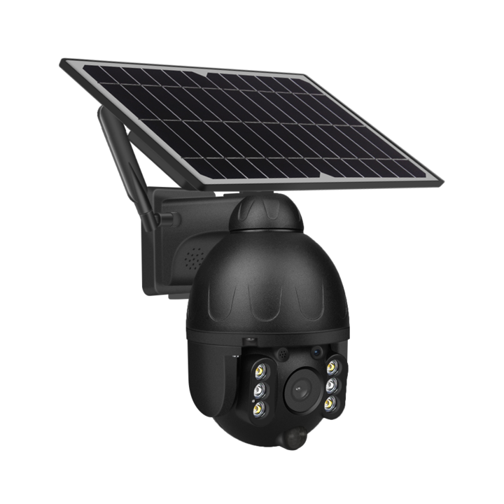 4U ST-S588M-4G térfigyelő kamera, Tuya, WIFI, 2MP, kültéri, napelemes, forgás, IP67, mozgásérzékelő, fekete