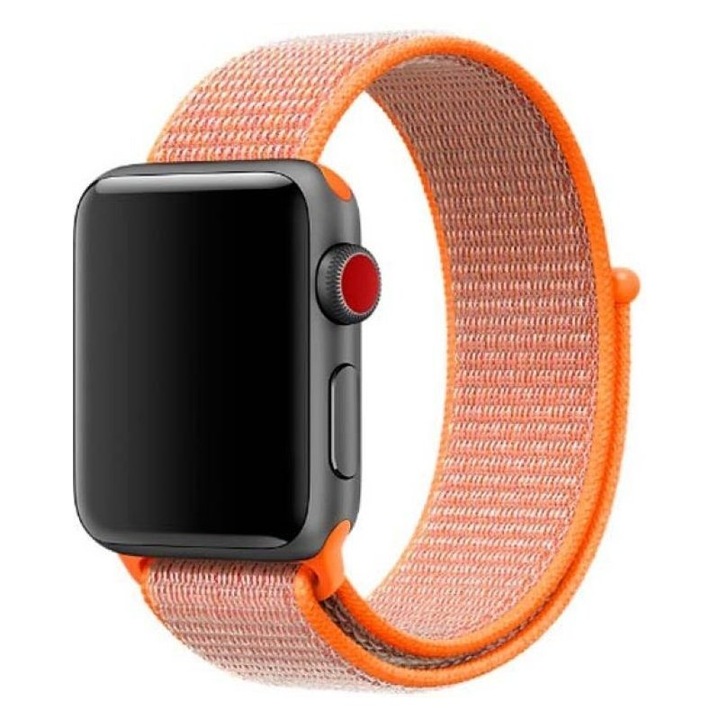 Каишка Devia Deluxe Series Sport3 Band за Apple Watch 4, 44mm, Nectarine