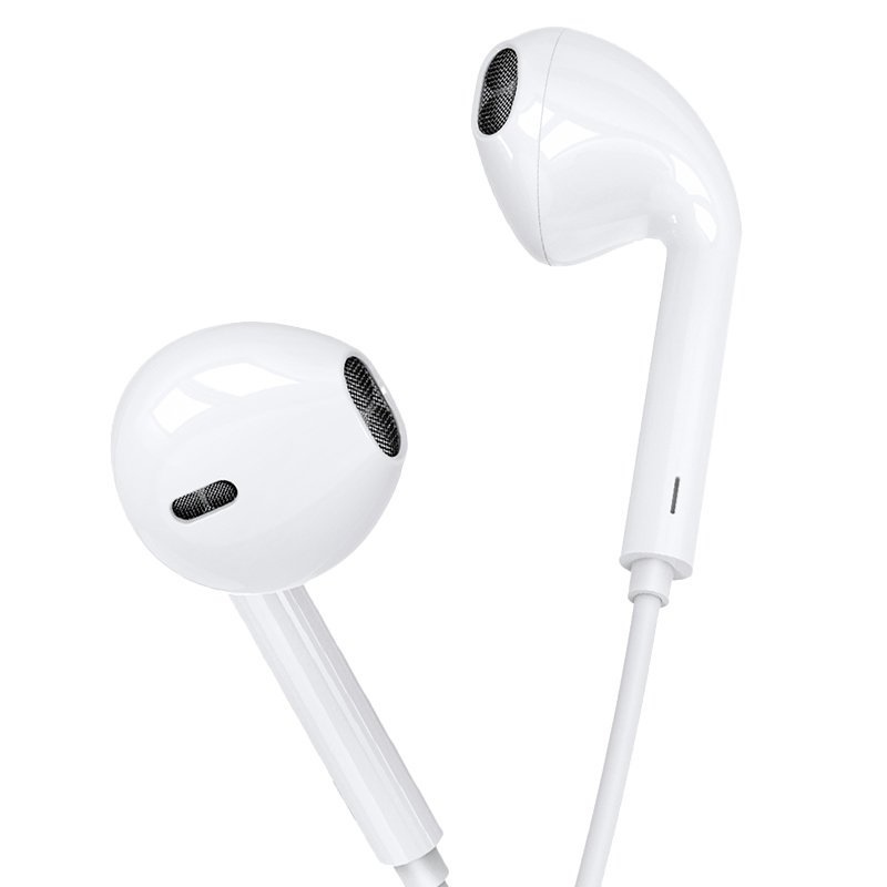 Casti audio Joyroom, compatibil Apple, microfon incorporat, lungime cablu 1.2m, alb