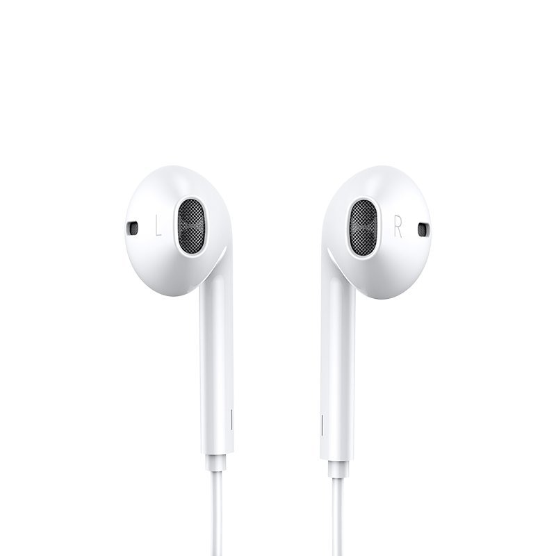 Casti audio Joyroom, compatibil Apple, microfon incorporat, lungime cablu 1.2m, alb