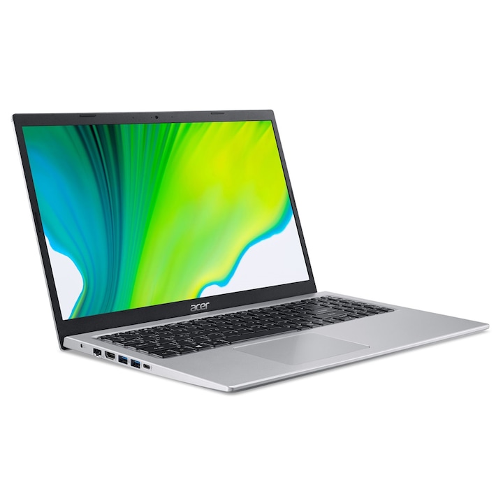 Acer Aspire 5 A515-56G-39QP 15,6 FullHD laptop, Intel Core i3-1115G4, 8GB, 256GB, GeForce MX450 2GB, FreeDOS, Magyar billentyűzet, Ezüst