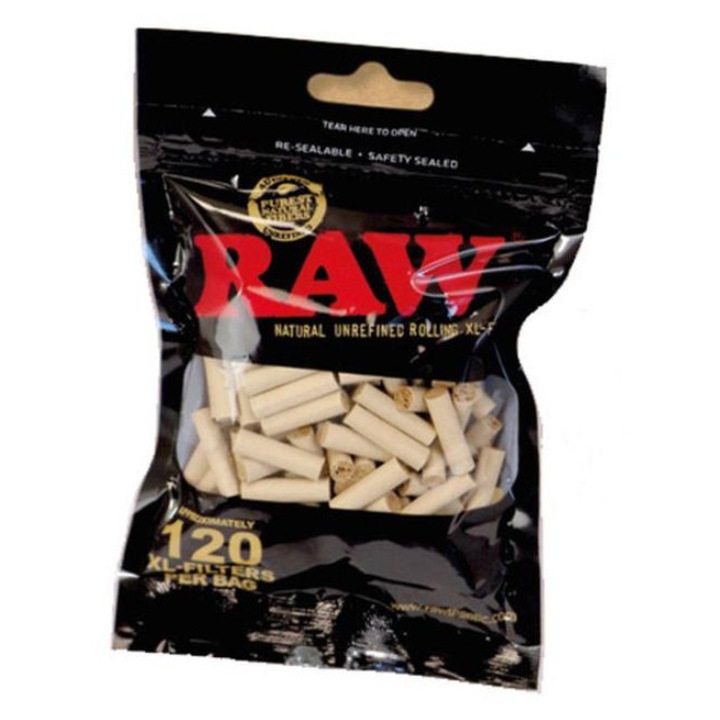 Filtre celuloza Raw Black XL Slim 22mm x 6mm Punga x120