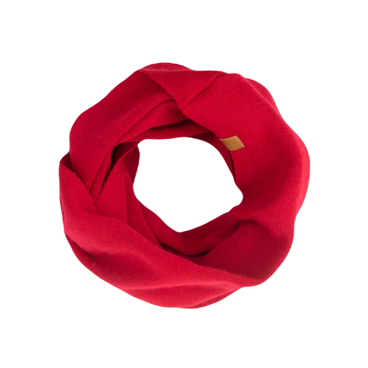 Fular circular pentru femei, NANDY, rosu, Casual, NDK-15604-17-CZRW