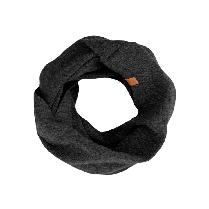 Fular circular pentru femei, NANDY, Gri Inchis, Casual, NDK-15604-02-CM-SZAR