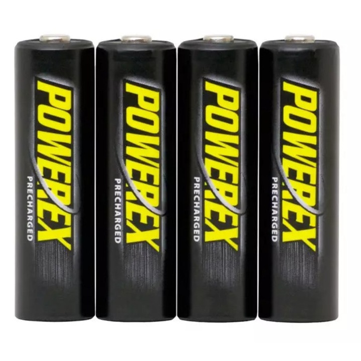 4x Baterii Reincarcabile Powerex AA 2600mAh Preincarcate