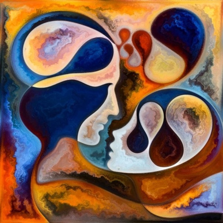 Printly, Spectral Mind Colors Series Artistic, Vászonfestmény, 100 cm x 70 cm