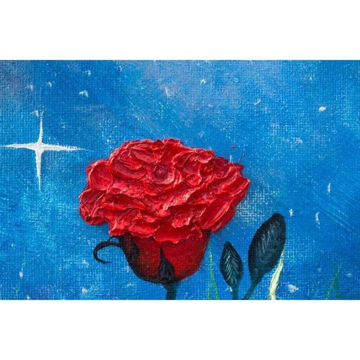 Printly, Olajfestmény Kis herceg háttér, Vászonfestmény, 100 cm x 70 cm