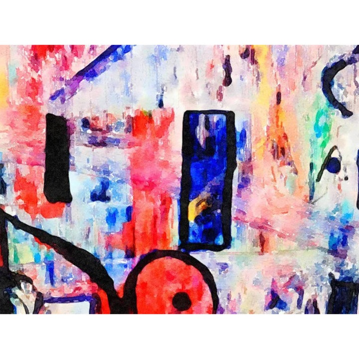 Printly, Egy nagyszerű akvarell absztrakt, Vászonfestmény, 100 cm x 70 cm