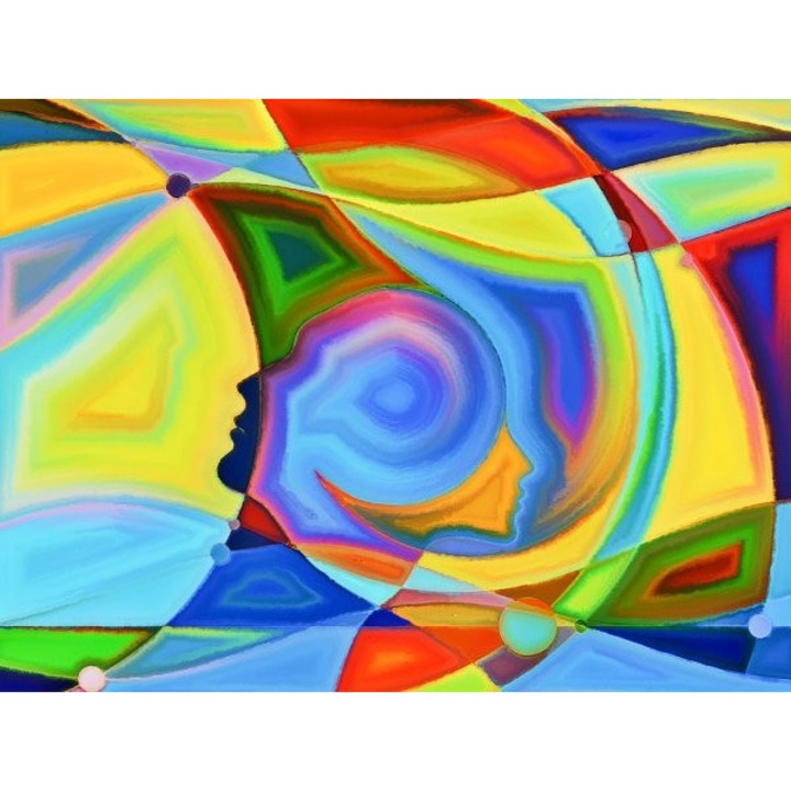 Printly, Az észlelés előrehaladása, Vászonfestmény, 100 cm x 70 cm
