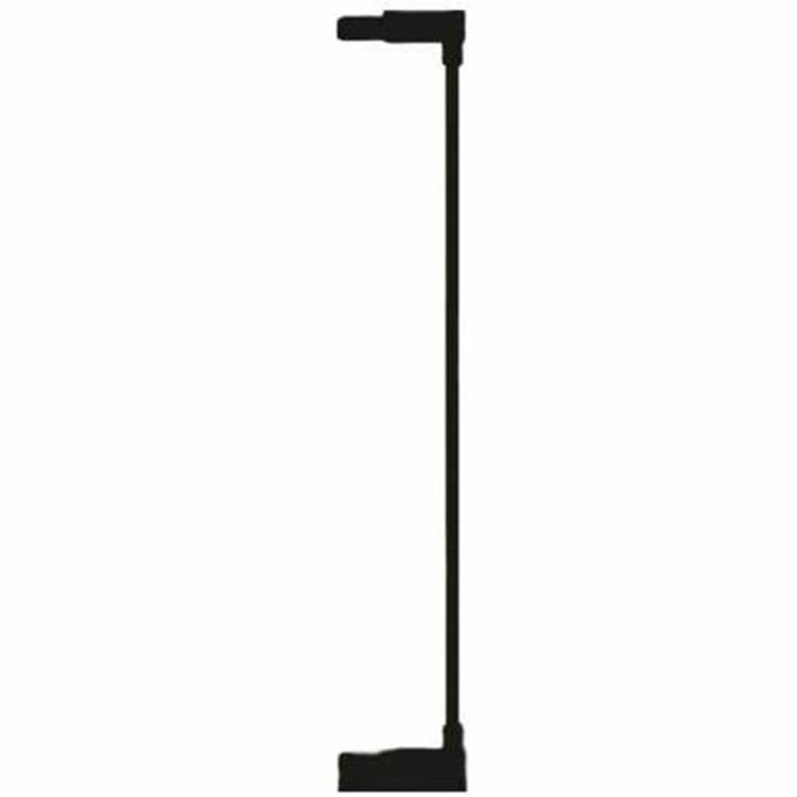 Extensie poarta de siguranta Noma, Metal, 6.8 x 3 x 69.5 cm, Negru