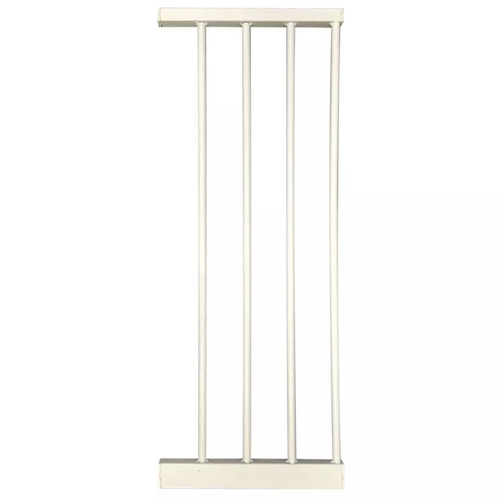Extensie poarta de siguranta Noma, Metal, 29.5 x 3 x 73 cm, Alb