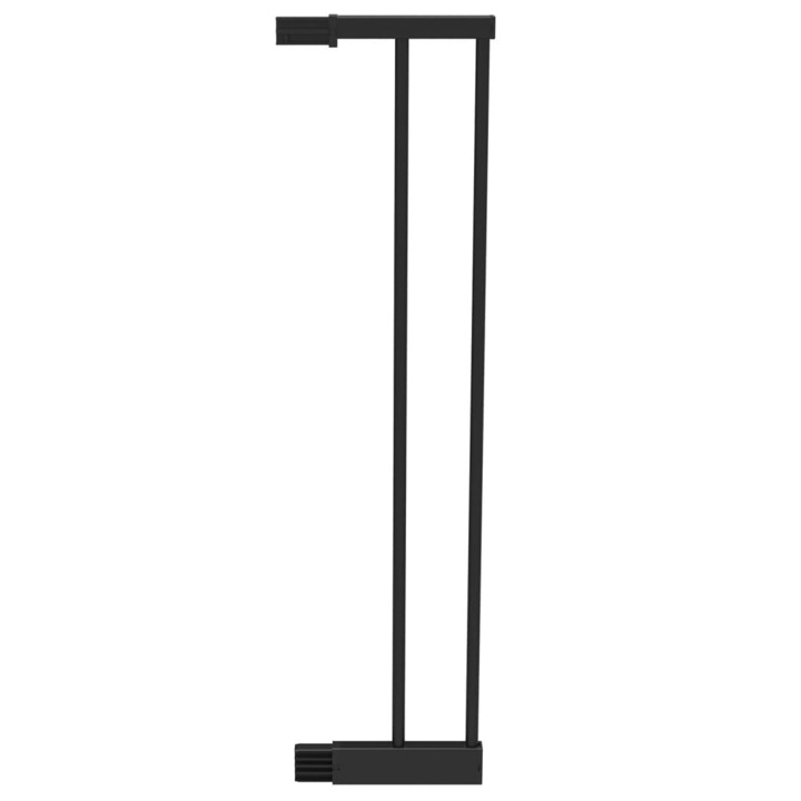 Extensie poarta de siguranta Noma, Metal, 15.5 x 3 x 73.5 cm, Negru