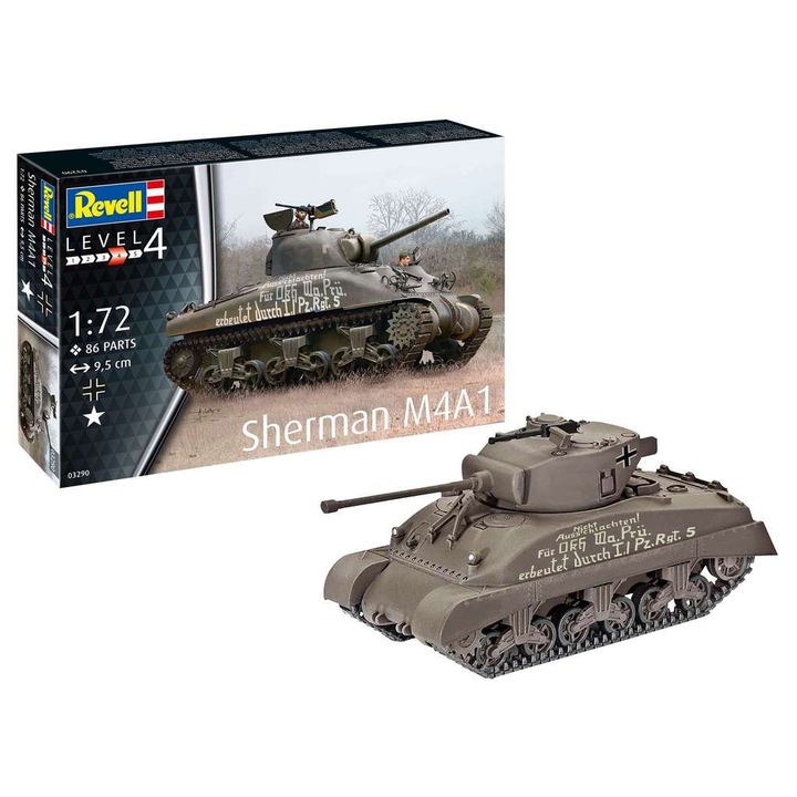 Revell Sherman M4A1 (3290) makett