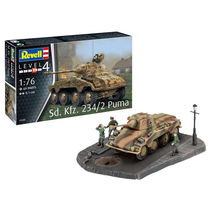 Revell Sd.Kfz. 234/2 Puma (3288) makett