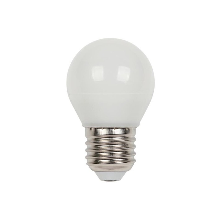 Комплект от 5 LED крушки E27 G45 2W 230v 5lm, за гирлянд, Бял
