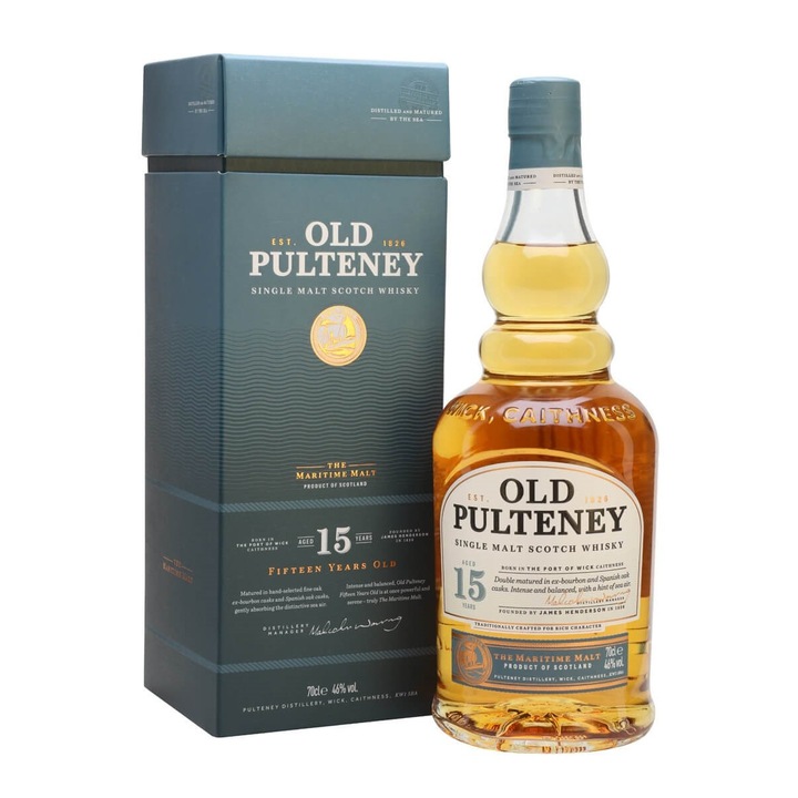 Whiskey Old Pulteney, Cutie, 15Yo, 46%, 0.7L