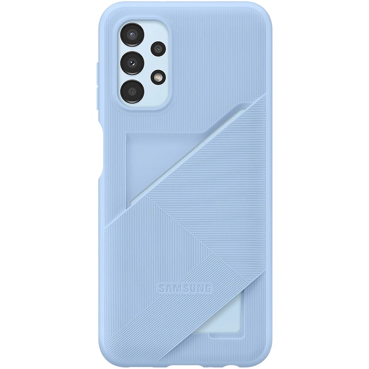 Samsung Galaxy A13 Kártyatartós Hátlap, Kék