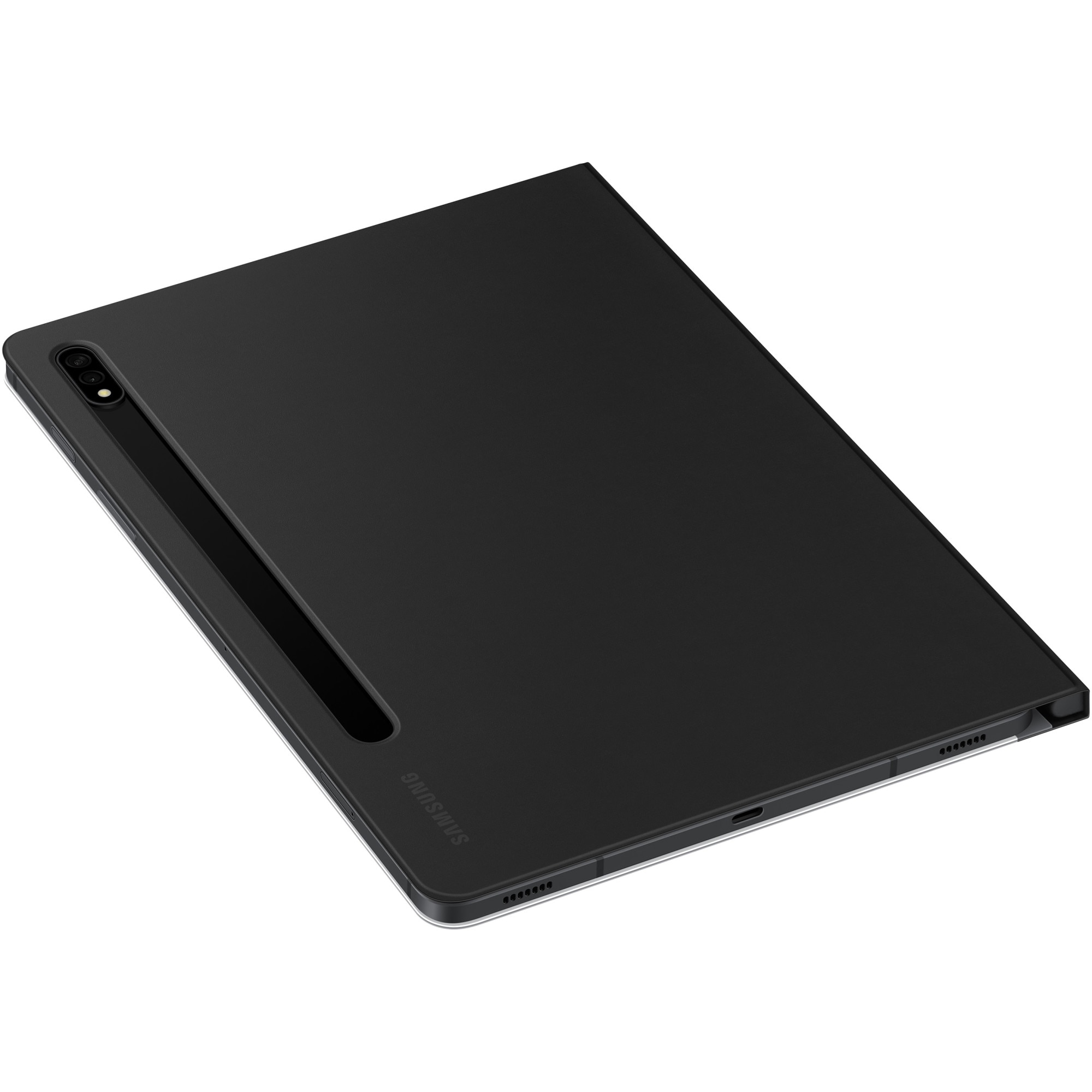 Husa de protectie Samsung Note View Cover pentru Galaxy Tab S7, S7 5G, S8, S8 5G, Black