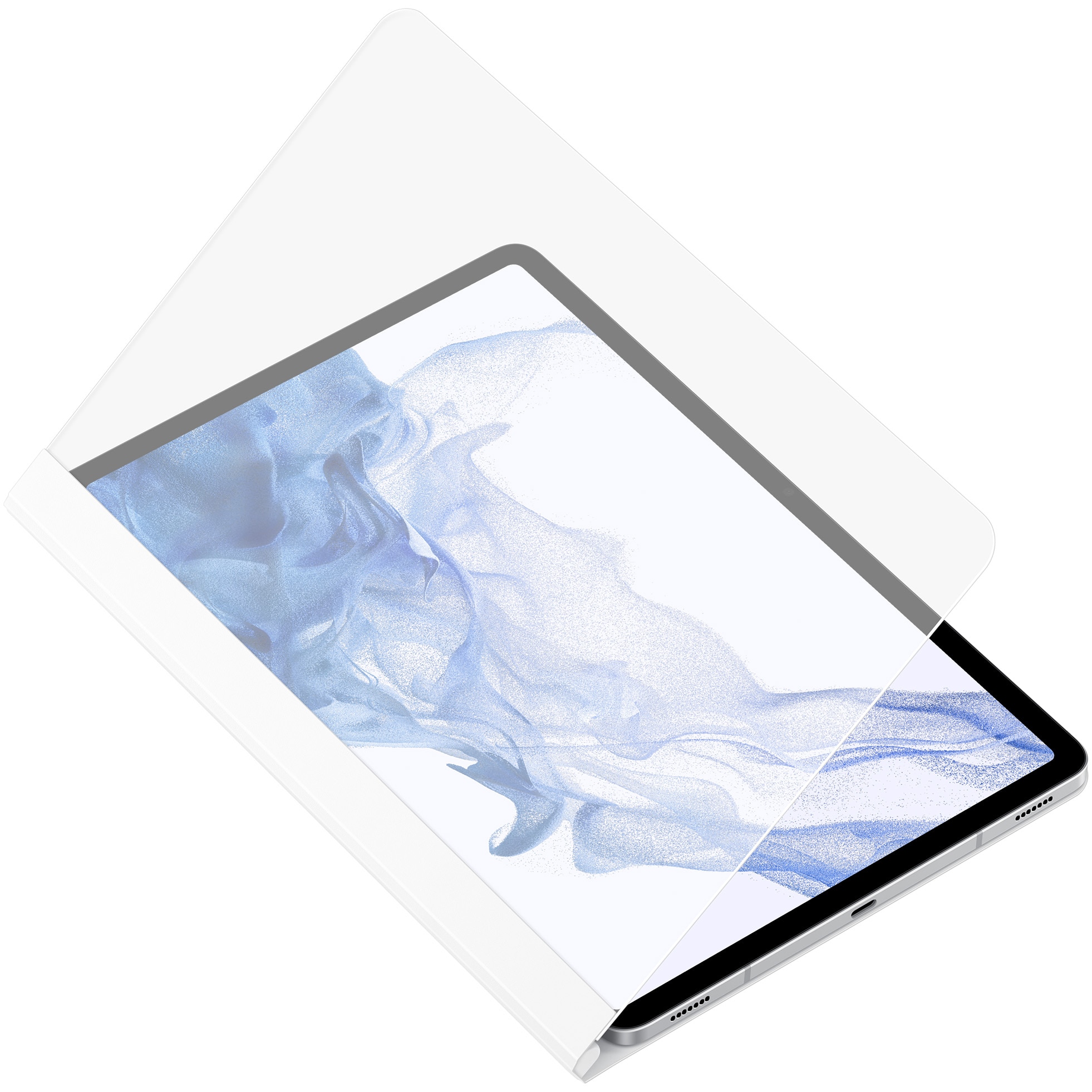 Husa de protectie Samsung Note View Cover pentru Galaxy Tab S7, S7 5G, S8, S8 5G, White