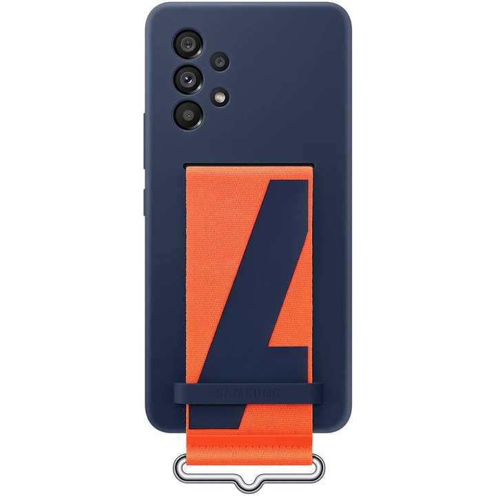 Калъф Samsung Silicone Cover with Strap за Galaxy A53 5G, Navy