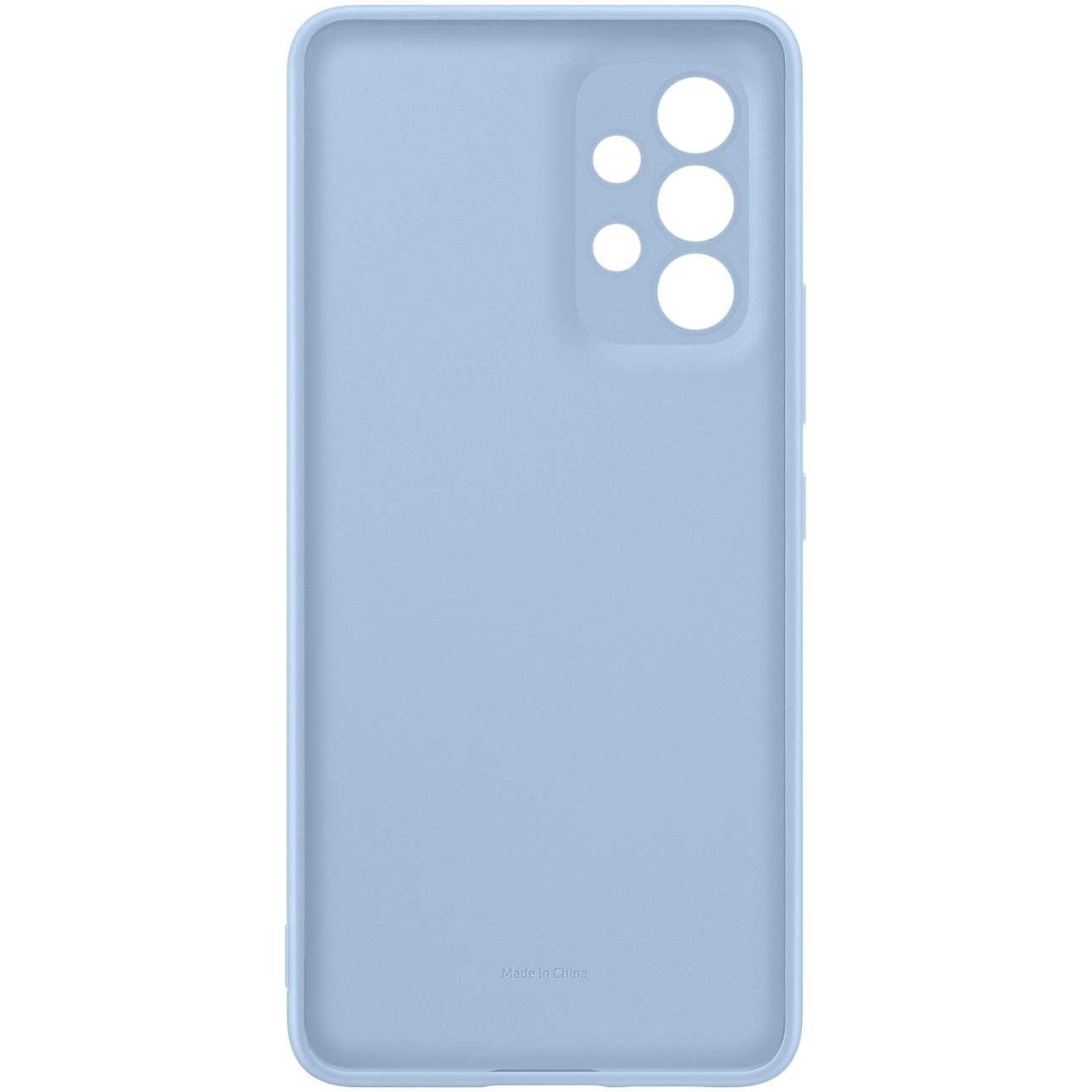 Husa de protectie Samsung Silicone Cover pentru Galaxy A53 5G, Artic Blue