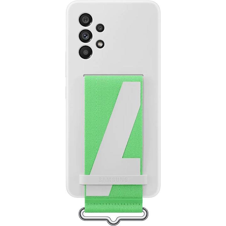 ΠΠ°Π»ΡΡ Samsung Silicone Cover with Strap Π·Π° Galaxy A53 5G, White