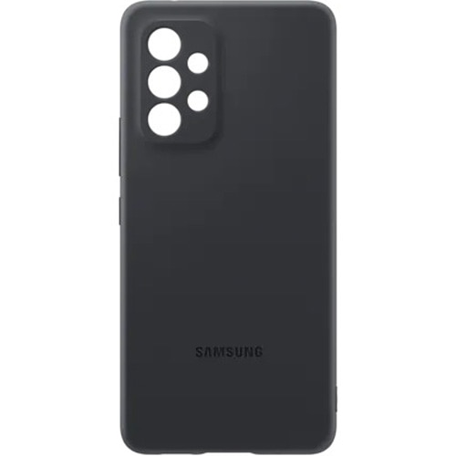 Husa de protectie Samsung Silicone Cover pentru Galaxy A53 5G, Black