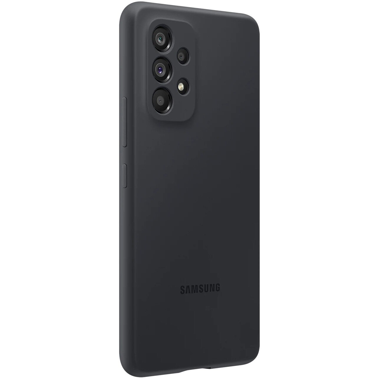 Husa de protectie Samsung Silicone Cover pentru Galaxy A53 5G, Black