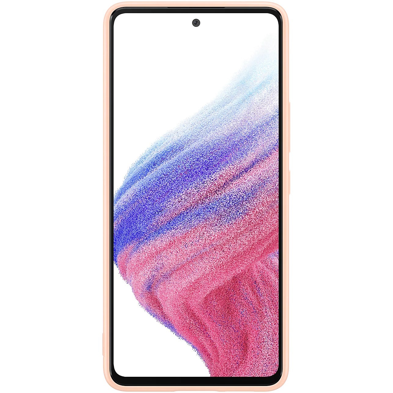 Husa de protectie Samsung Silicone Cover pentru A53 5G, Peach