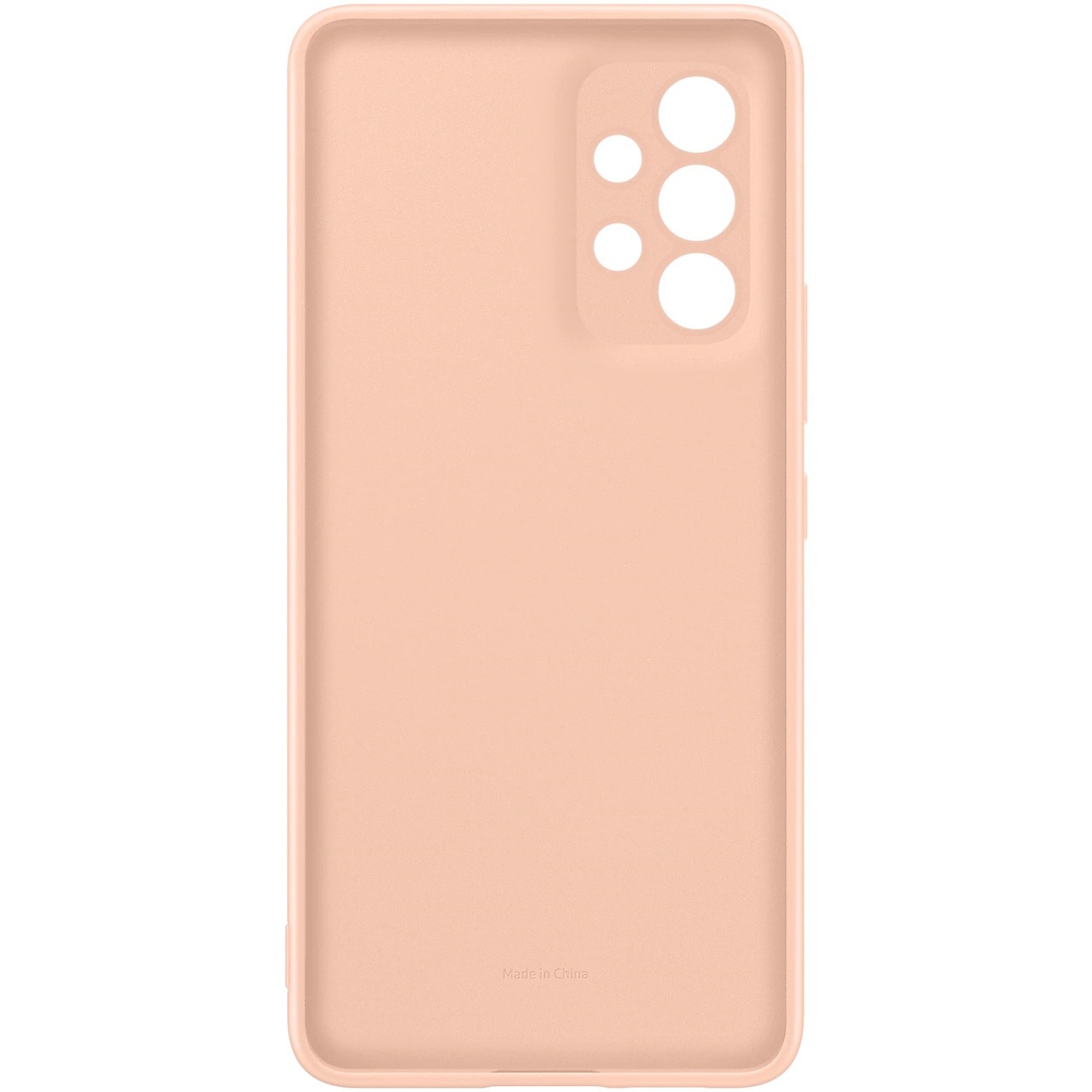 Husa de protectie Samsung Silicone Cover pentru A53 5G, Peach