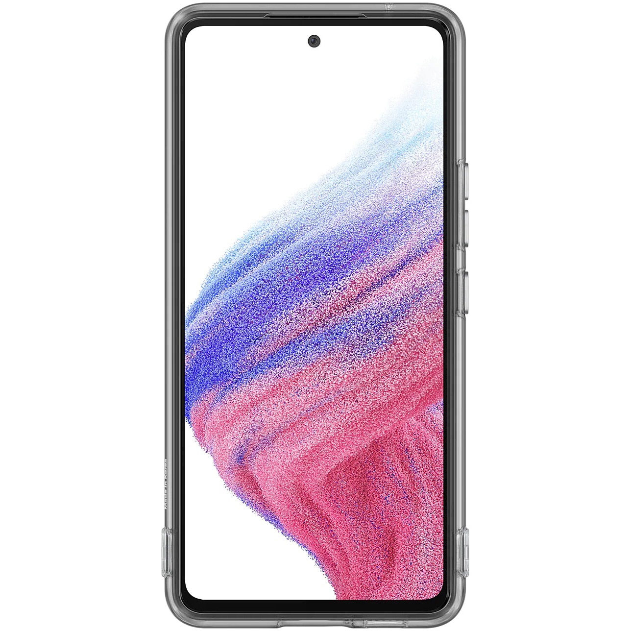Husa de protectie Samsung Soft Clear Cover pentru Galaxy A53 5G, Black