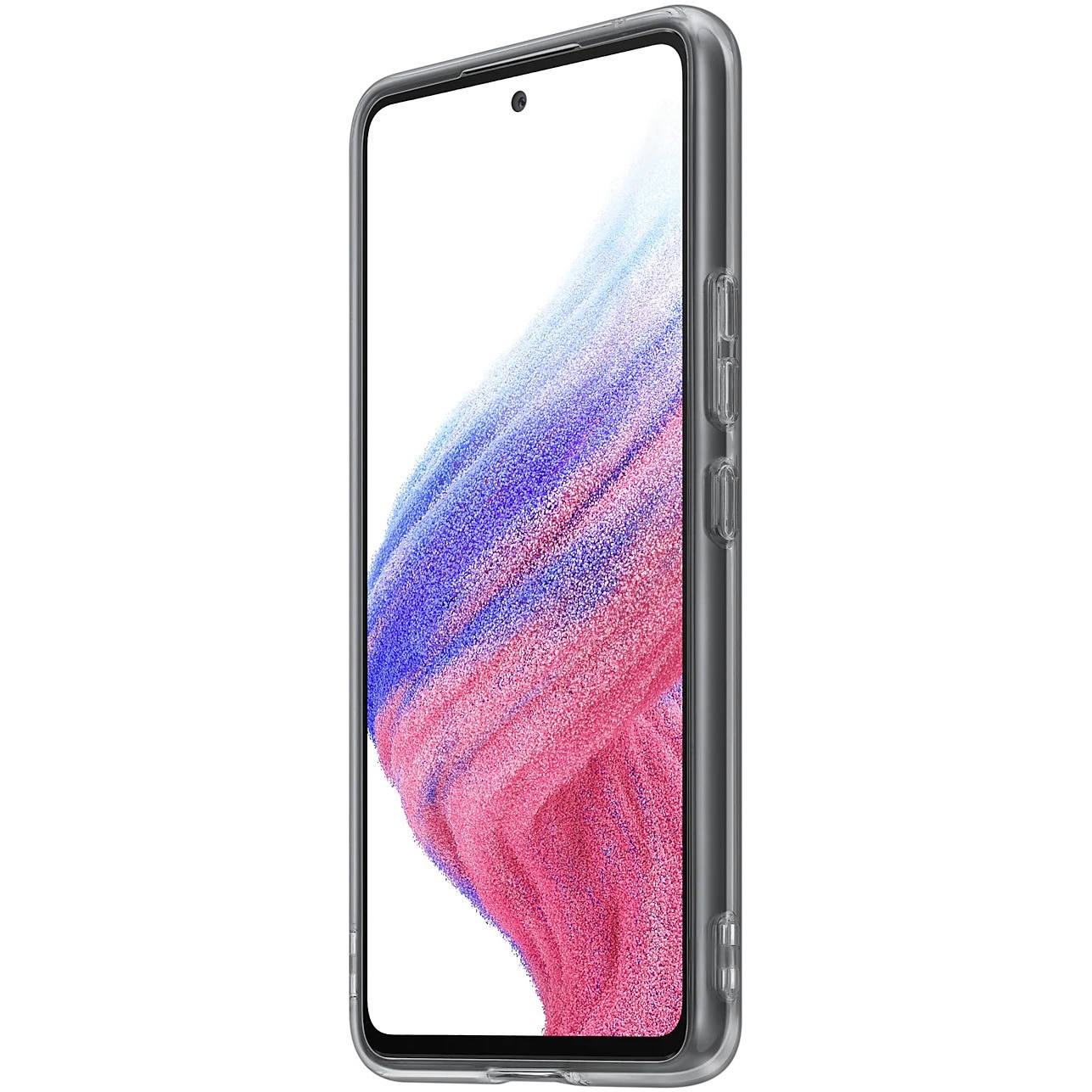 Husa de protectie Samsung Soft Clear Cover pentru Galaxy A53 5G, Black