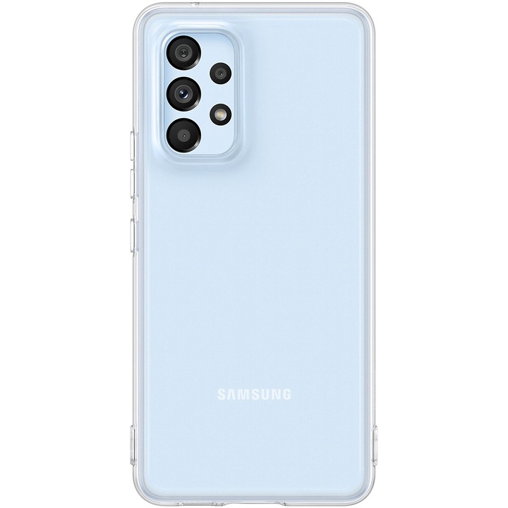 Husa de protectie Samsung Soft Clear Cover pentru Galaxy A53 5G, Transparent