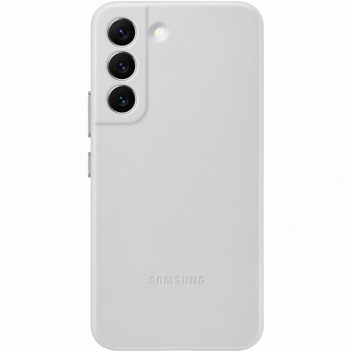 Калъф Samsung Leather Cover за Galaxy S22, Light Gray