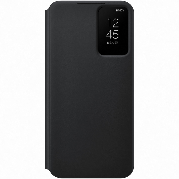Samsung Smart Clear View Cover Tok, Galaxy S22 PLUS készülékhez, fekete