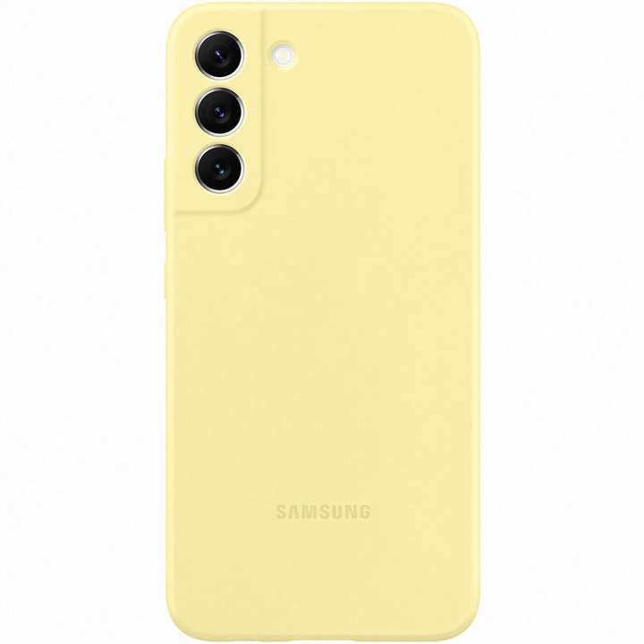 Калъф Samsung Silicone за Galaxy S22+, Yellow