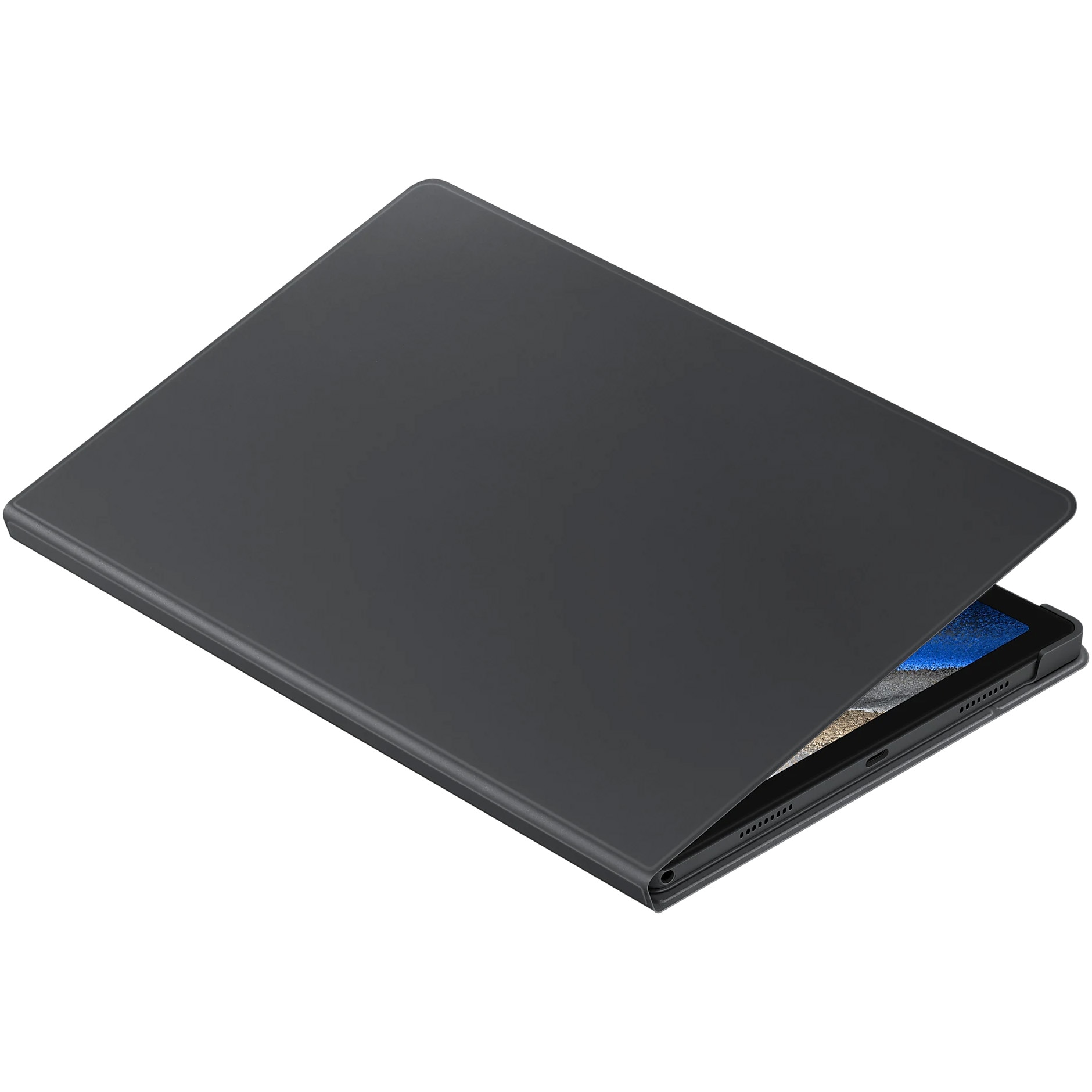 Husa de protectie Samsung Book Cover pentru Tab A8, Dark Gray