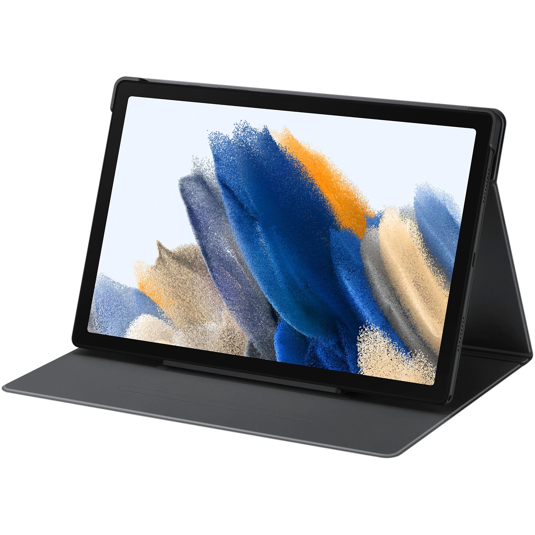 Husa de protectie Samsung Book Cover pentru Tab A8, Dark Gray