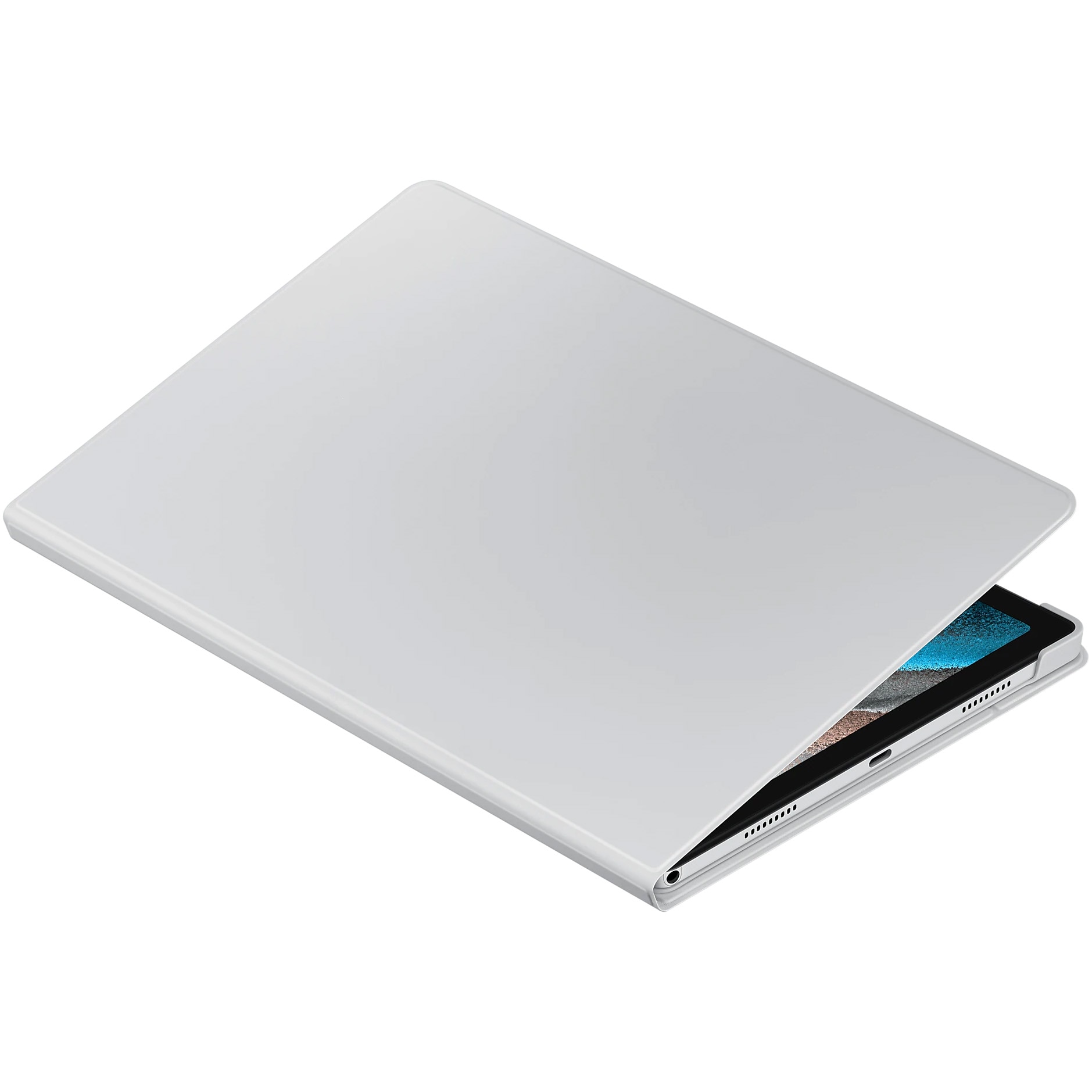 Husa de protectie Samsung Book Cover pentru Tab A8, Silver