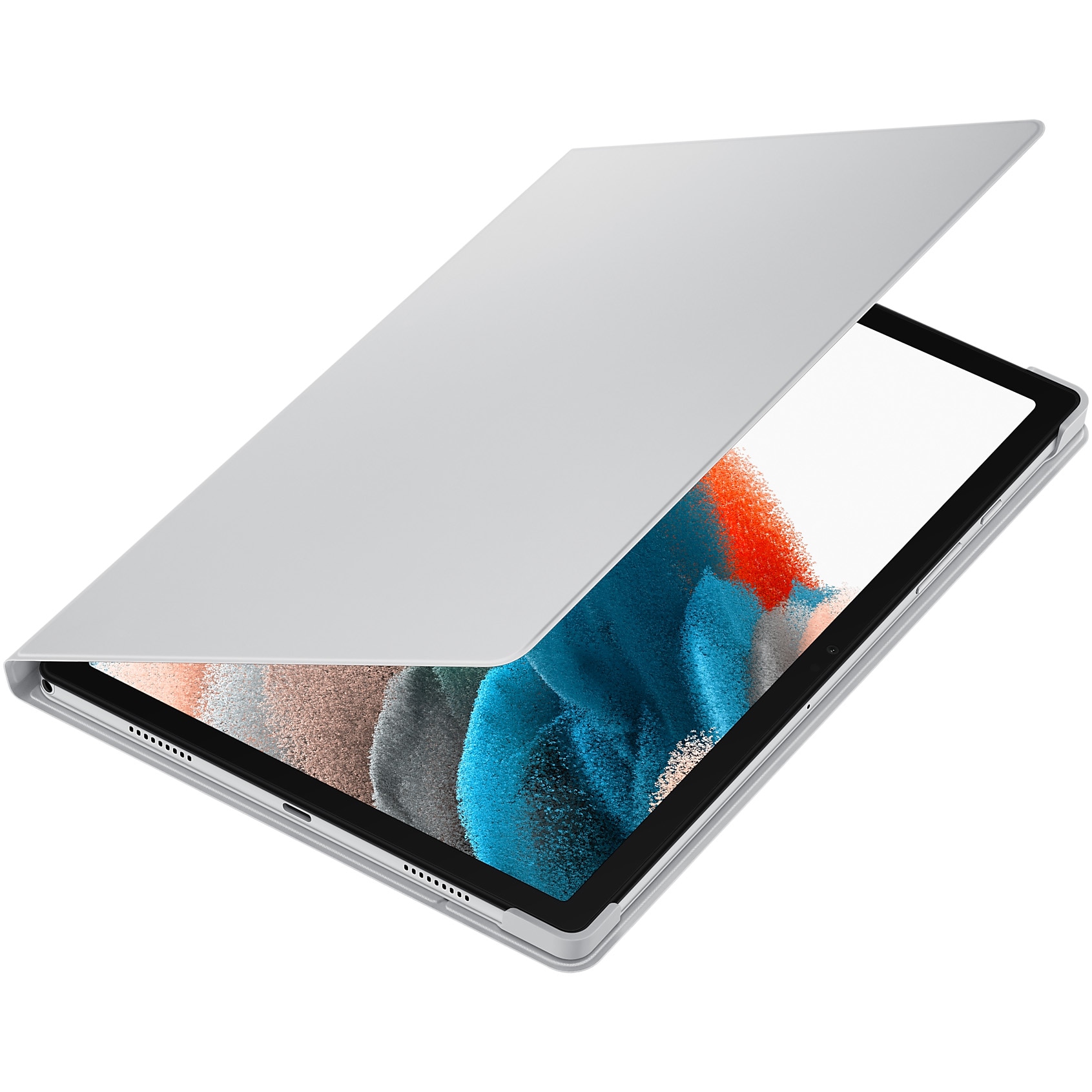 Husa de protectie Samsung Book Cover pentru Tab A8, Silver