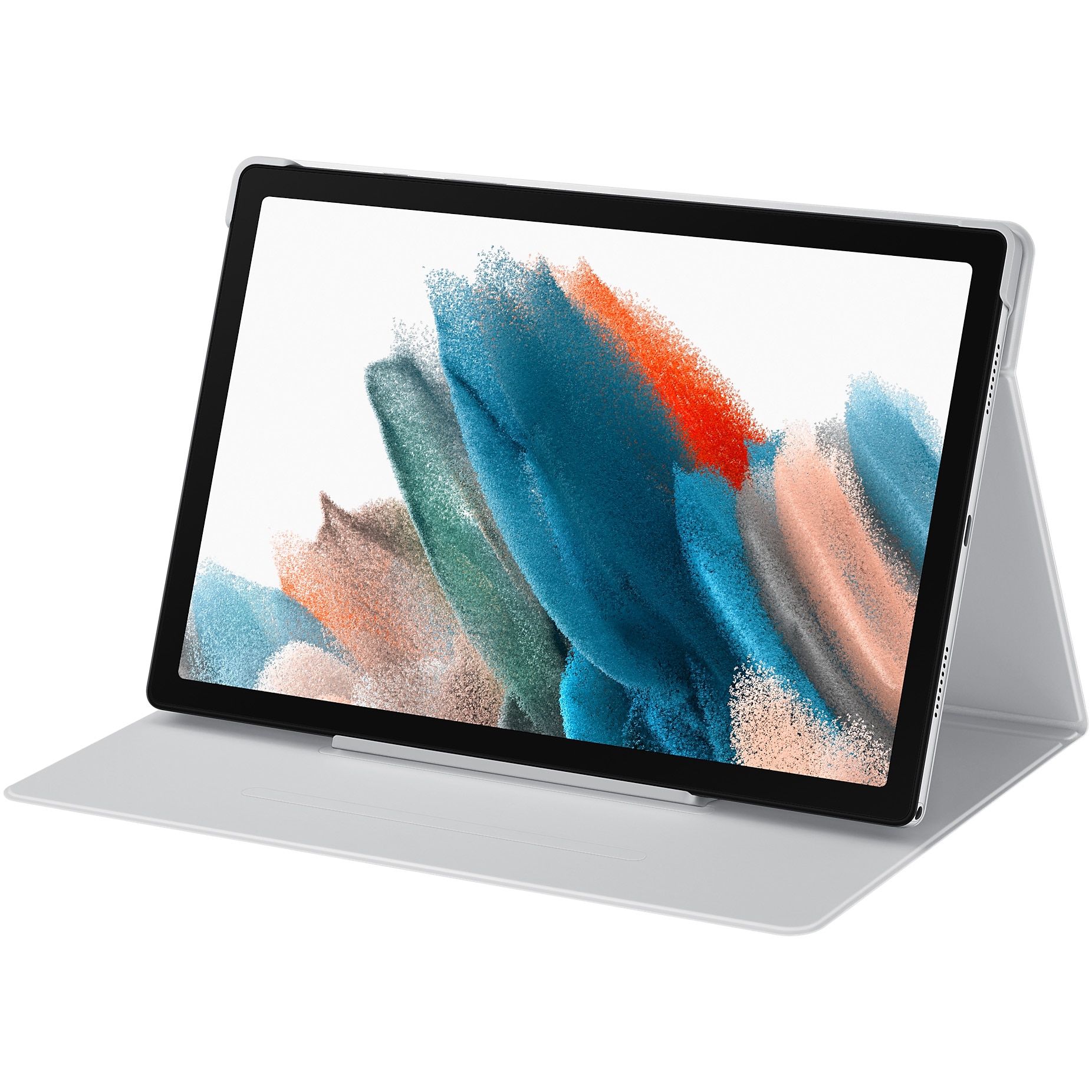 Husa de protectie Samsung Book Cover pentru Tab A8, Silver
