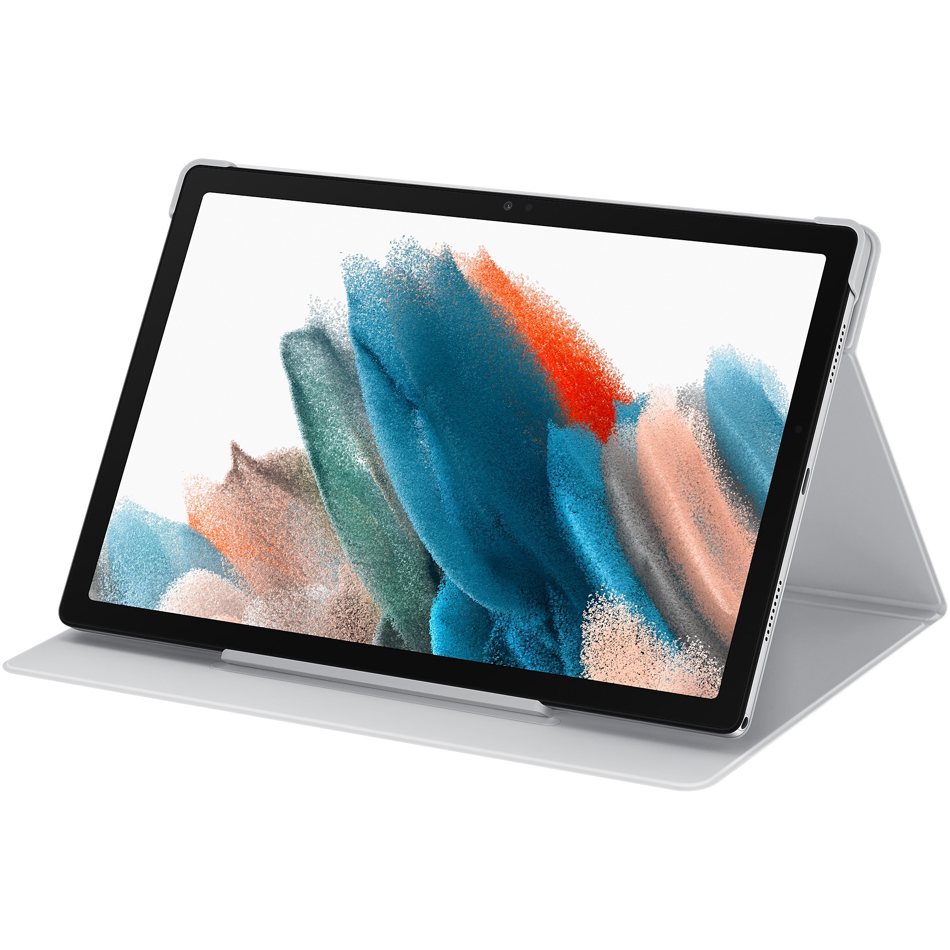 Husa de protectie Samsung Book Cover pentru Tab A8, Silver