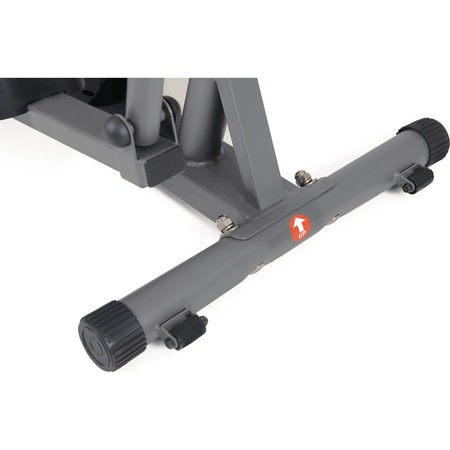 Bicicleta eliptica EVERFIT EFK 500, Sistem volanta 8 Kg, Greutate utilizator 100 Kg, Suport telefon/tableta, Roti transport