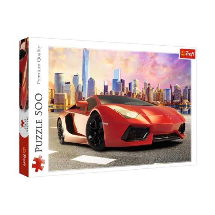 Puzzle felnőtteknek, buja New York-i kép, 500 db, többszínű