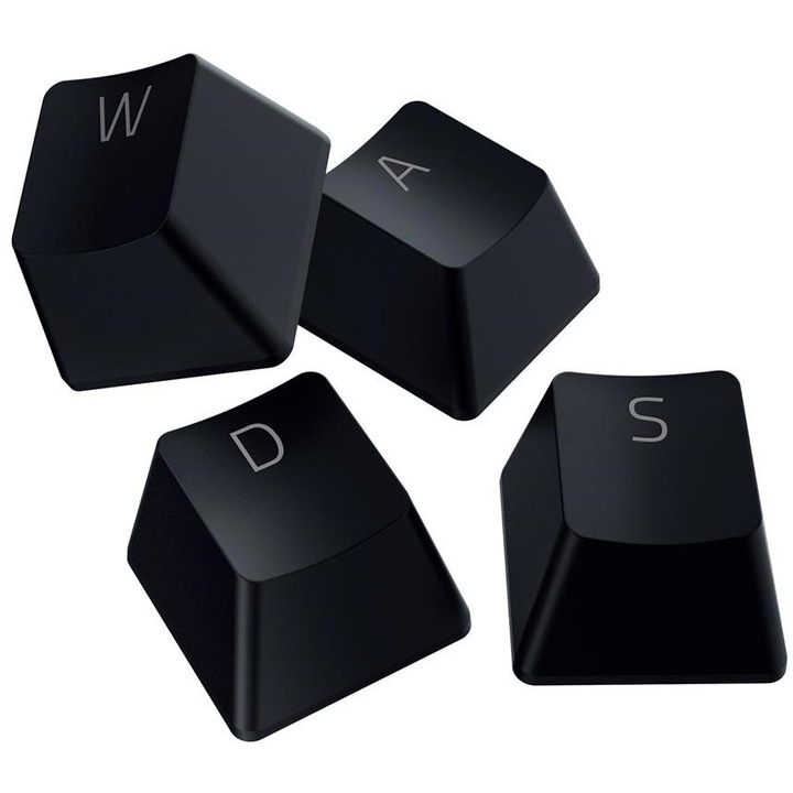 Капачки за бутони Razer PBT Keycap + Coiled Cable Classic Black Upgrade Set