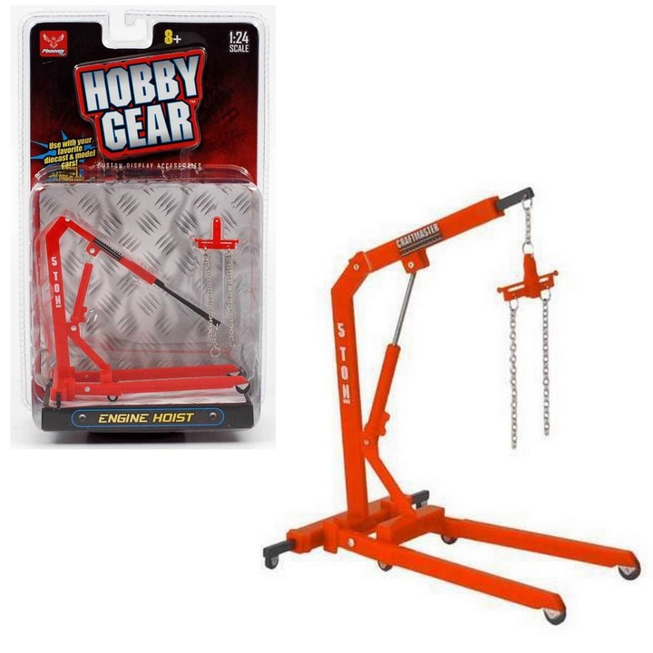 Hobby Gear Engine Hoist piros modell kiegészítő 1:24