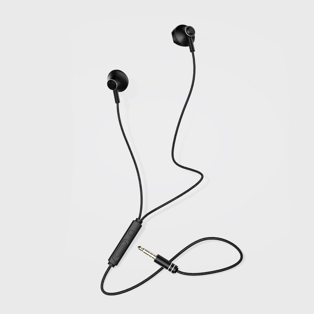 Casti audio, Remax, RM-711, Negru, In-Ear, Mini jack 3,5 mm, Microfon incorporat, Telecomanda