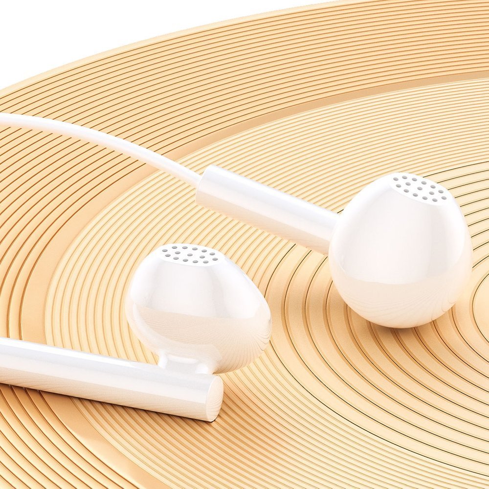 Casti audio, WK Design, YA01, Alb, In-Ear, Conector USB-C, Microfon incorporat, Telecomanda